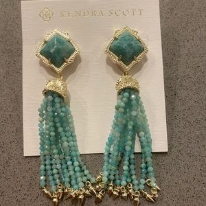 Kendra Scott Misha Earrings in Amazonite